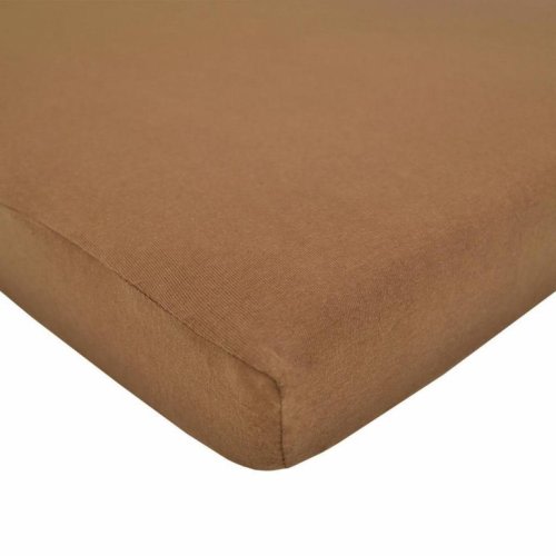 American Baby Co. Cotton Supreme Jersey Knit Fitted Crib Sheet, Chocolate