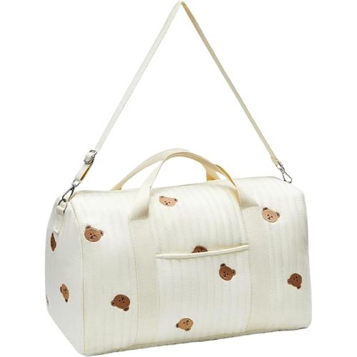 Diaper bag Tote,Large Hospital Bag for Mommy,Bear Baby Stroller Storage Bag