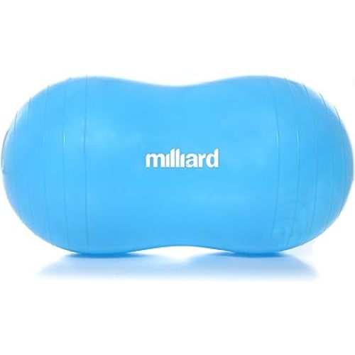 Milliard Peanut Ball Physio Roll for Exercise, Therapy, Labor, Birthing and Dog Training