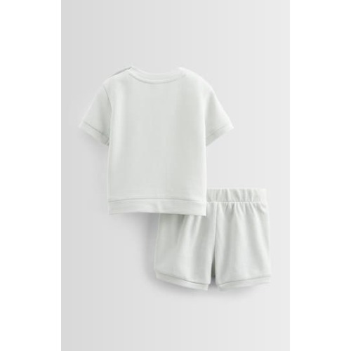 Cozy Short Sleeve Top & Shorts Set, 3M