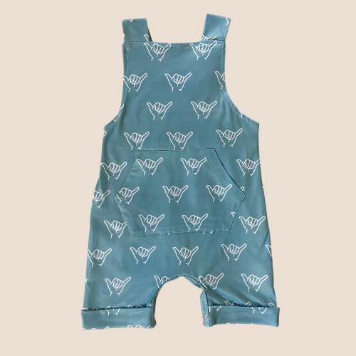 Sky Blue shaka Overalls