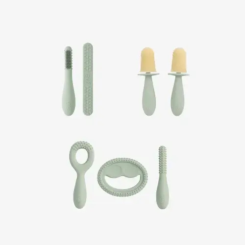 EZPZ | Pre-Feeding Oral Care Bundle - Sage