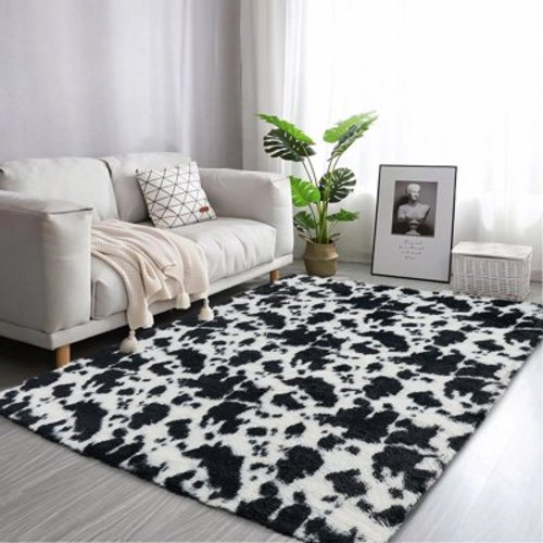 OldPAPA Soft Fluffy Area Rug Modern Shaggy Bedroom Rugs for Kids Room Nursery Rug Floor Carpets, 3'x 5'