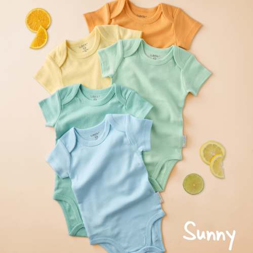 AVERY 5-Pack Short Sleeve Bodysuits