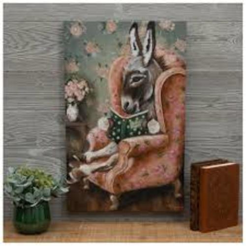 hobby lobby donky reading painting - Google Search