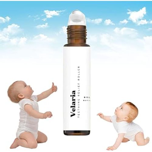 Velaria Teething Roller,Velaria Teething,Teething Roller All Natural,Teething Oil Roller (1PC)
