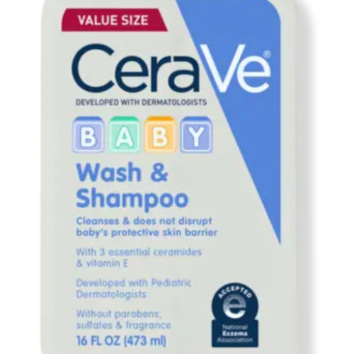 Baby Wash & Shampoo, 2-in-1 Gentle Tear-free Cleanser For Sensitive Skin & Hair