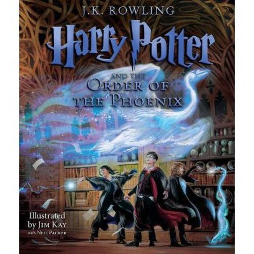 Harry Potter And The Order Of The Phoenix: The Illustrated Edition (harry Potter, Book 5) (illustrated Edition) - By J K Rowling (hardcover)