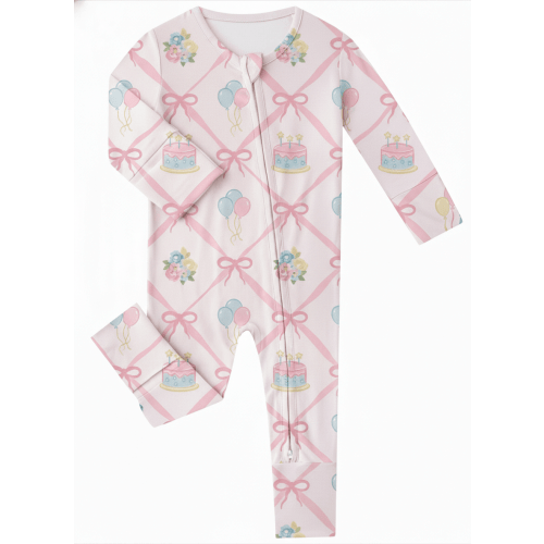 Charlie Play Sweet Celebration - Bamboo Lyocell Zippy Romper