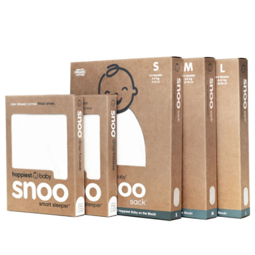 SNOO Sleep Sack Bundle in Small, Medium, Large Sizes and Sheets – Happiest Baby