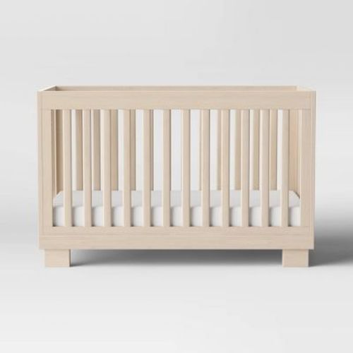 Babyletto Modo 3-in-1 Convertible Crib With Toddler Rail - Natural