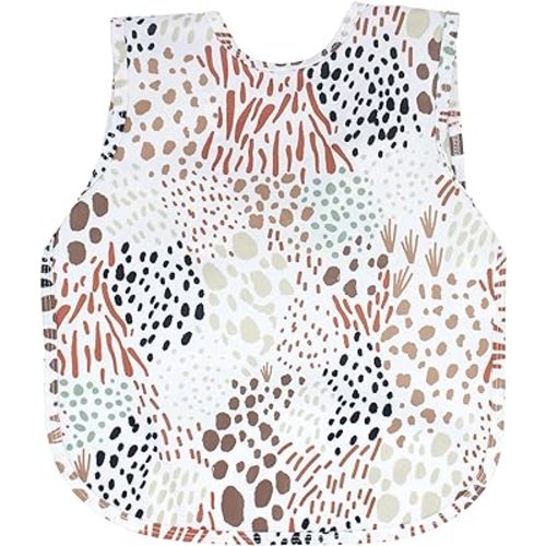 BapronBaby Animal Prints Bapron - No Neck Tie Safer Bib - Baby & Toddler - Soft Waterproof - PVC, BPA & Phthalate Free - 6m+