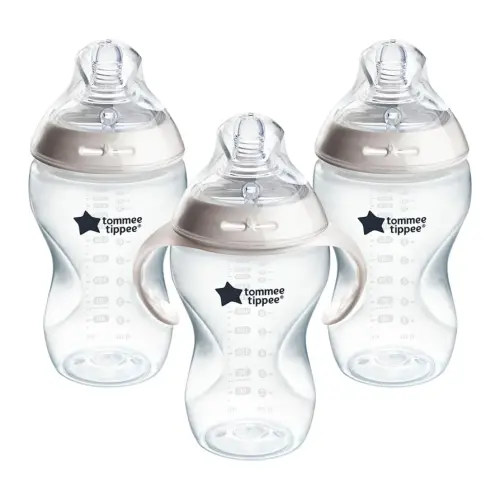 Tommee Tippee Closer to Nature Added Cereal Baby Bottle | Y-cut Bottle Nipple, BPA-free (11oz, 3 Count)