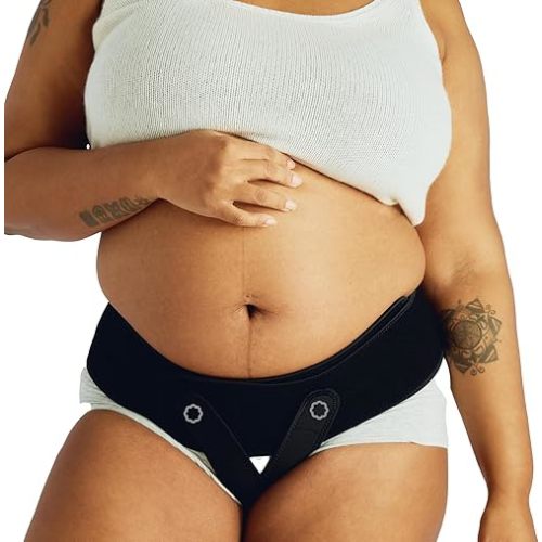 Belly Bandit V-Sling Pelvic Support Band - Maternity Belt that Helps with Pelvic Pain Relief During Pregnancy - Easily adjustable for Maximum Support, XS-M