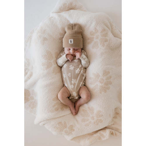 long sleeve bamboo snapsuit // lazy daisy