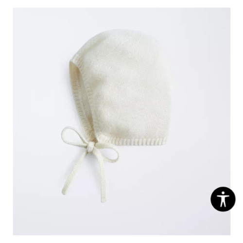 100% CASHMERE BONNET - Ecru | ZARA United States