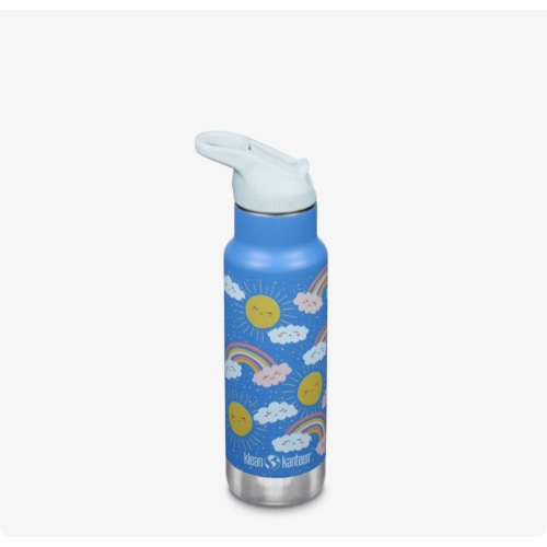 12 oz Classic Kid's Insulated Water Bottle with Flip Seal Sport Cap and Straw