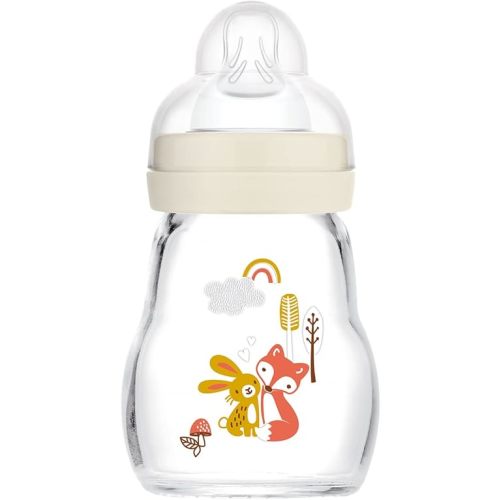 MAM Feel Good Glass Bottle (170 ml, Unisex)