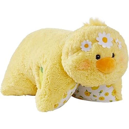 Pillow Pets Sweet Scented Lemon Chick Stuffed Animal Plush Toy Pillow, 1 Count (Pack of 1), Yellow