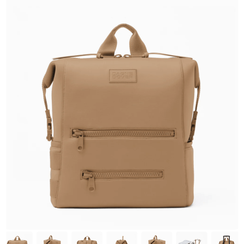 Indi Diaper Backpack in Camel, Large