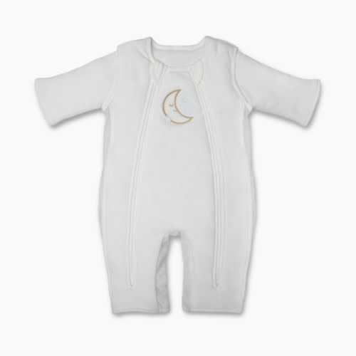 Baby Brezza 2-in-1 Breathable Swaddle Transition Sleepsuit - Cream, 3-6 Months