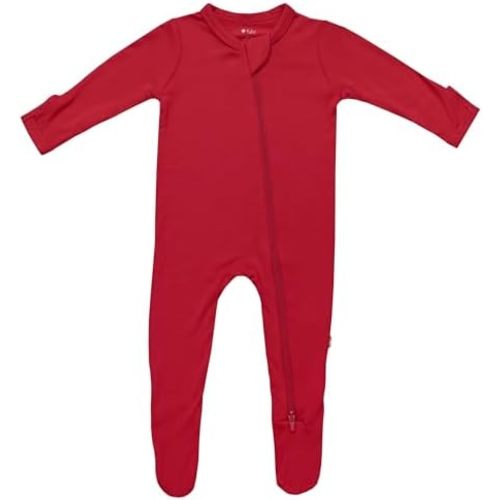 KYTE BABY Unisex Zipper Closure Footies, Rayon Made From Bamboo, 0-24 Months
