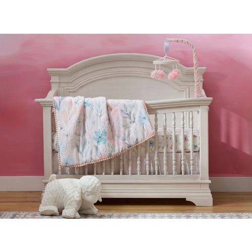 Bella Convertible Crib with Conversion Rails