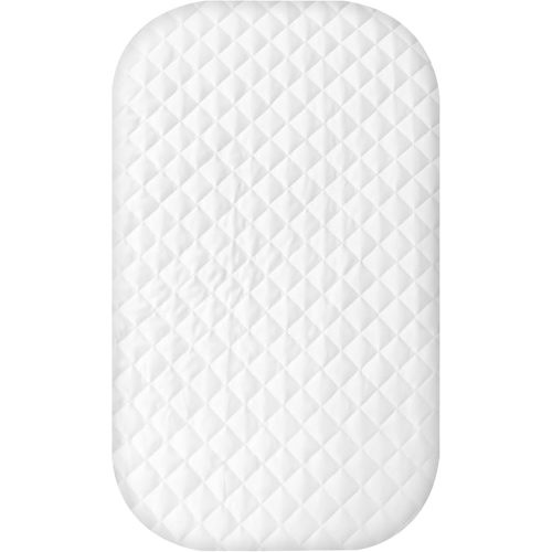 AMKE Bassinet Fitted Waterproof Sheet - 100% Cotton Nursery Bedding, Rectangle and Oval Baby Bassinet Fitted Waterproof Sheets - Fits AMKE Sleeper Crib Mattress