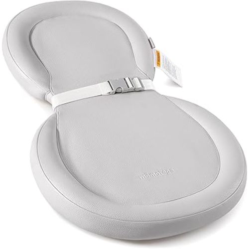 Baby Changing Pad, Soft, Foldable Leather Diaper Changing Pad, Contoured Changing Table Pads for Dresser, Waterproof & Non-Slip Wipeable, 30"X19",Gray