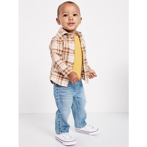 Long-Sleeve Flannel Shirt for Baby | Old Navy