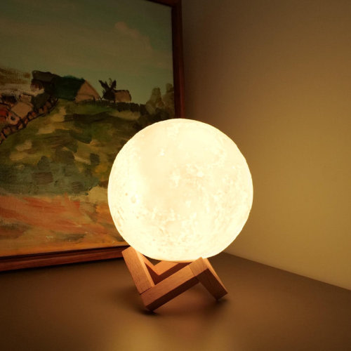Fashion Finesse Moon Lamp, 16 Colors LED Night Light For Kids 3D Printing Moon Light With Stand& Remote/Touch Control & Timing, Moon Light Lamp For Kid Friend Birthday Gifts, Room Decor (Diameter 4.8 INCH) | Wayfair