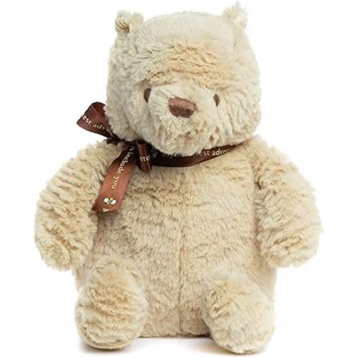 KIDS PREFERRED Baby Classic Winnie the Pooh and Friends Stuffed Animal original version 9 Inch, Pooh