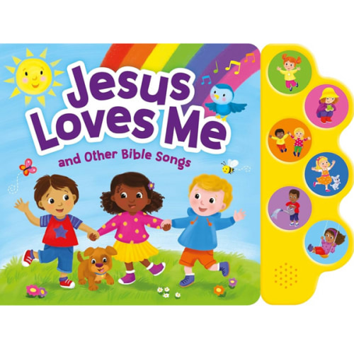 Jesus Loves Me and Other Bible Songs - Christian Children’s Books with 6 Sound Buttons for Toddlers