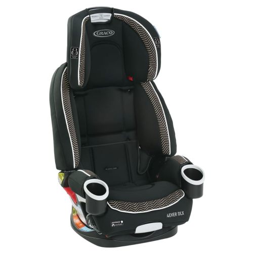 Graco 4Ever DLX 4-in-1, 10 Years Use Infant to Toddler Car Seat, Zagg, Includes Rear Facing, Forward Facing, Highback Booster & Backless Booster Seat options