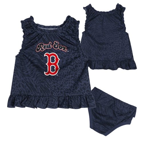 Infant Boston Red Sox  Navy Playground Dress & Bloomers Set