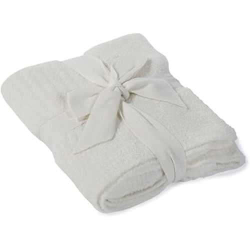 Barefoot Dreams® CozyChic Lite® Ribbed Blanket, Pearl, 30"x40"