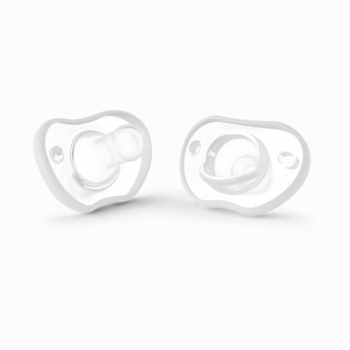Nanobebe Flexy Pacifier (2 Pack) - Grey, 3 Months +