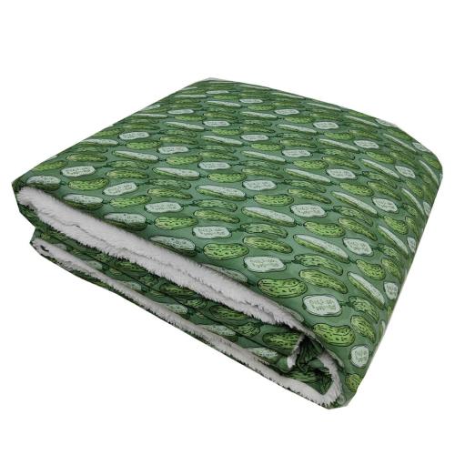 Pickle Fuzzy Bamboo Blanket