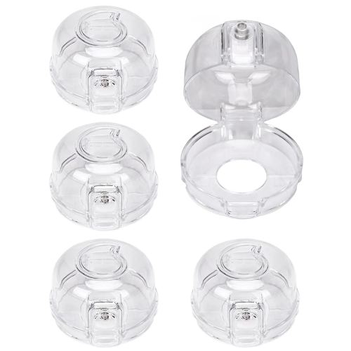 Universal Stove Knob Covers for Child Safety – Enhanced Double-Lock Protection, Clear Design for Easy Monitoring – Baby & Pet Proof Gas Stove and Oven Knob Covers