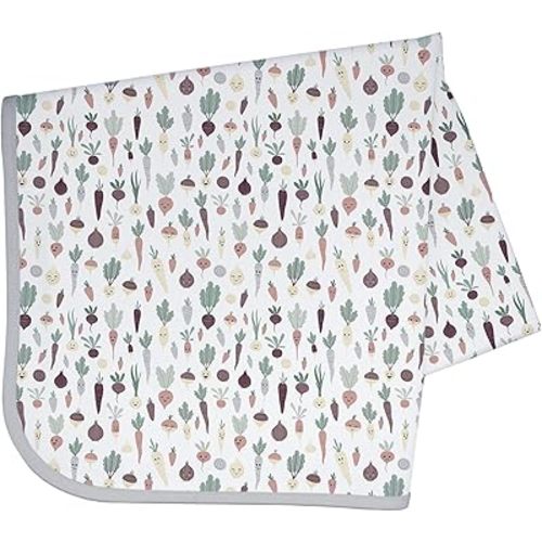 BapronBaby Root Veggies Splash Mat - Waterproof Catch-All for Under High Chairs, Floors, Tables, Playtime or Arts & Crafts - Machine Washable - 45" x 45”