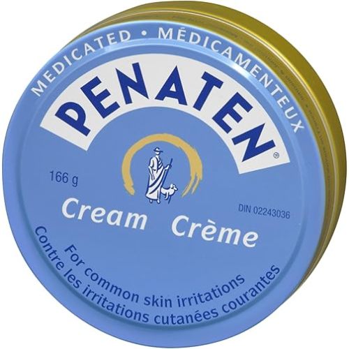 Penaten Diaper Rash Cream for Baby, Zinc Oxide Cream, 166g