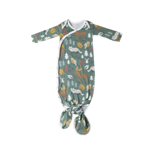Copper Pearl Newborn Knotted Gown, Atwood