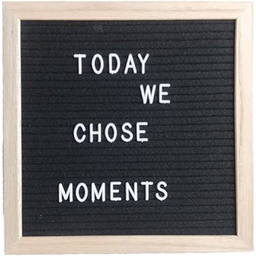 Felt Board Felt Letter Board, 10 x 10 inch Message Board Word Board Letter Board Sign Bulletin Board Letters, Pregnancy Announcements Baby Announcement Sign, Valentines Day Gifts for Her Letterboard