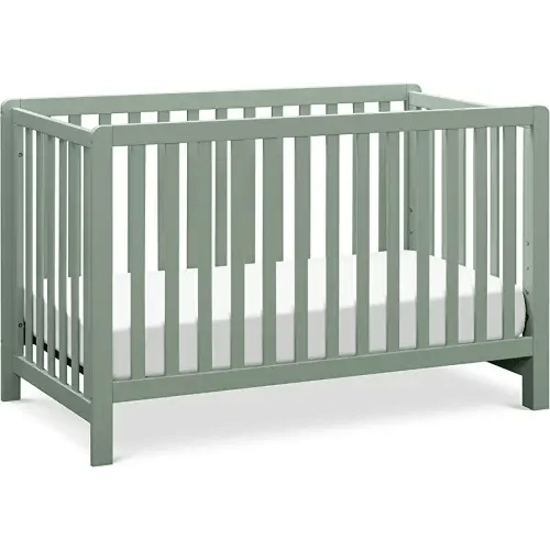 Carter's by DaVinci Colby 4-in-1 Low-Profile Convertible Crib in Light Sage, Greenguard Gold Certified