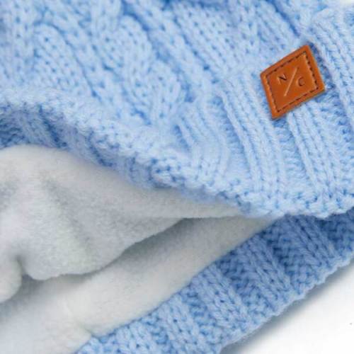 Classic Cable Knit Hat, Sky Blue - Northern Classics | Maisonette