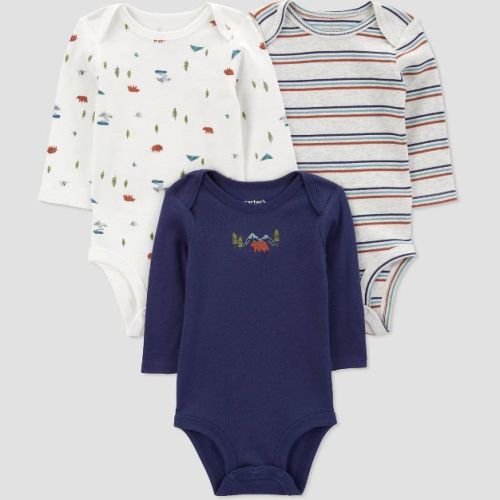 Carter's Just One You® Baby Boys' 3pk Bodysuit - Blue 9m