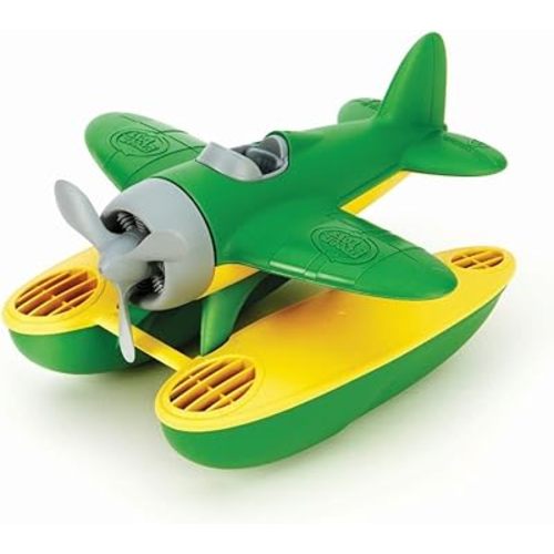 Green Toys Seaplane in Green Color - BPA Free, Phthalate Free Floatplane for Improving Pincers Grip. Toys and Games ,9 x 9.5 x 6 inches