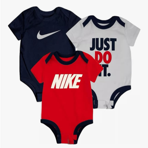 Nike Jordan Baby Assorted Bodysuits 3 Pack