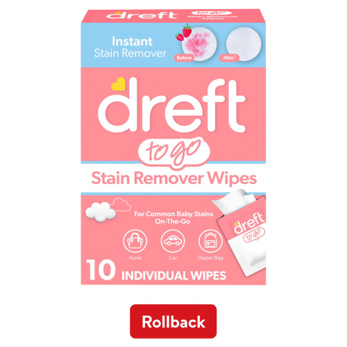 Dreft Stain Remover Wipes