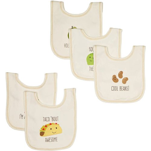 Touched by Nature Unisex Baby Organic Cotton Bibs